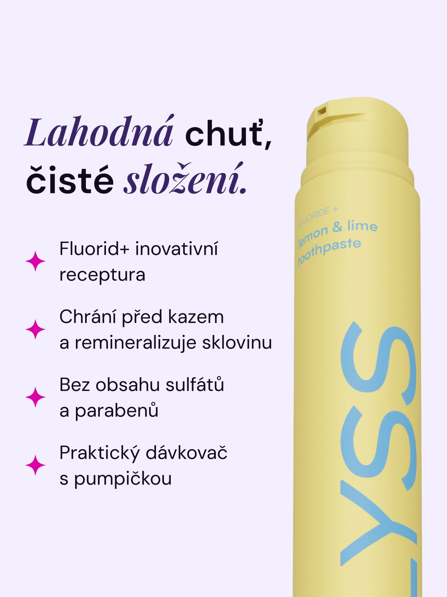 Citron & Limetka zubní pasta LYSS - LYSS.cz