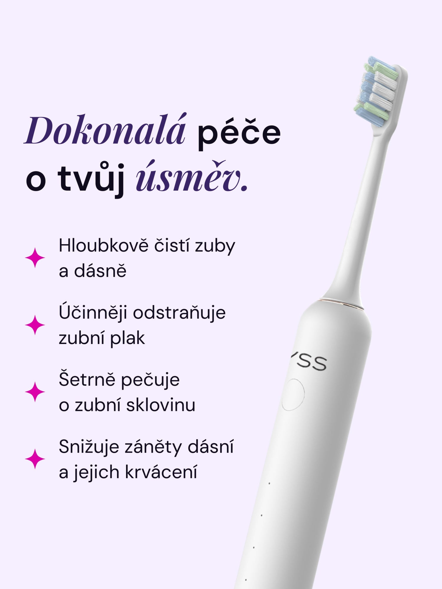 LYSS sonický zubní kartáček - LYSS.cz