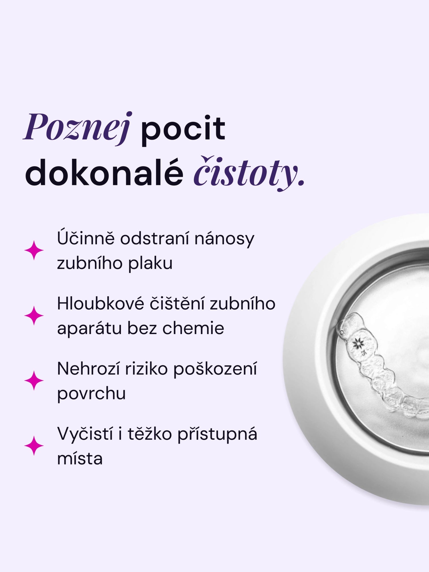 LYSS ultrazvukový čistič na neviditelná rovnátka - LYSS.cz