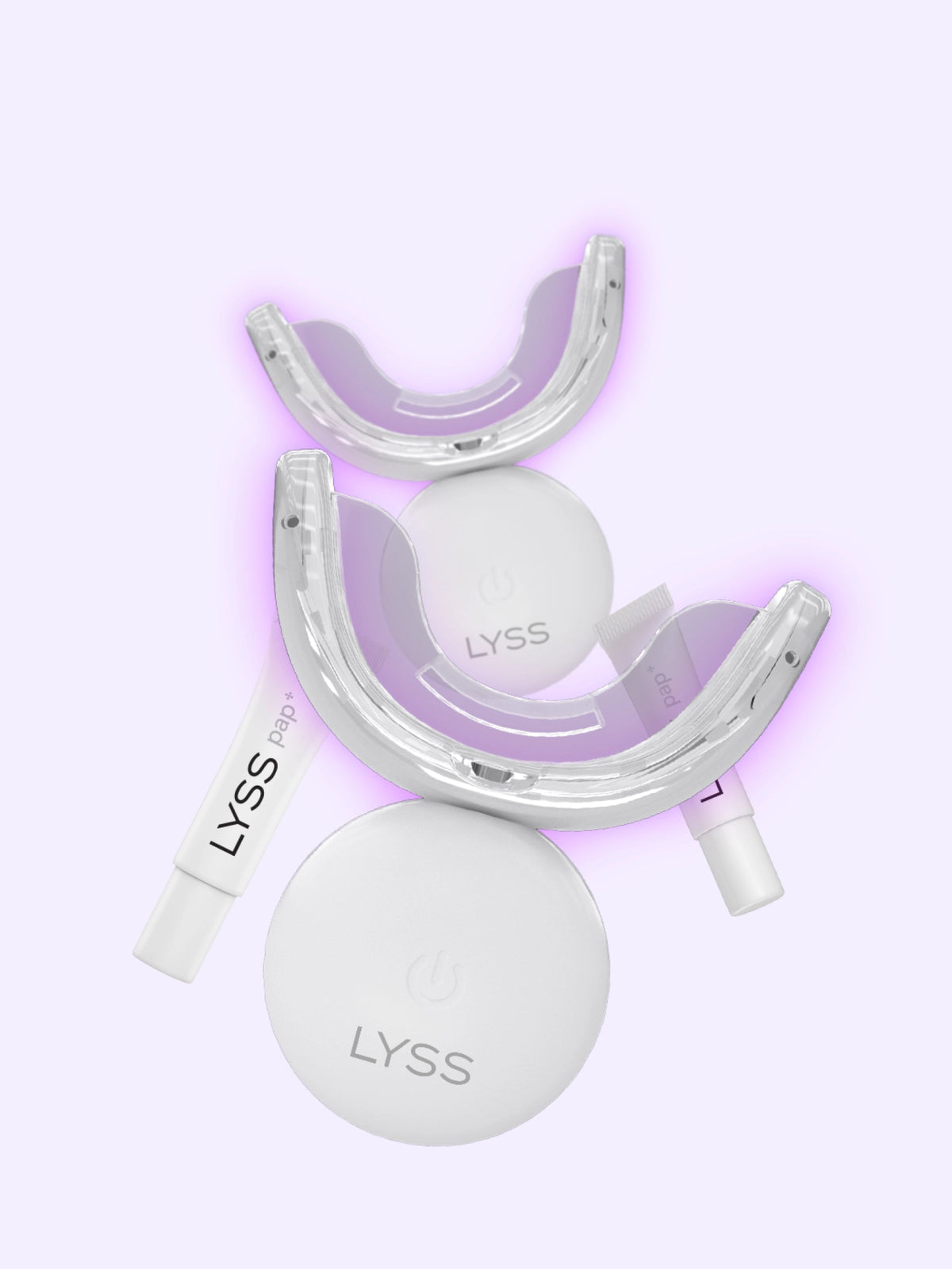 1+1 ZDARMA LYSS 405nm sada na bělení zubů - LYSS.cz