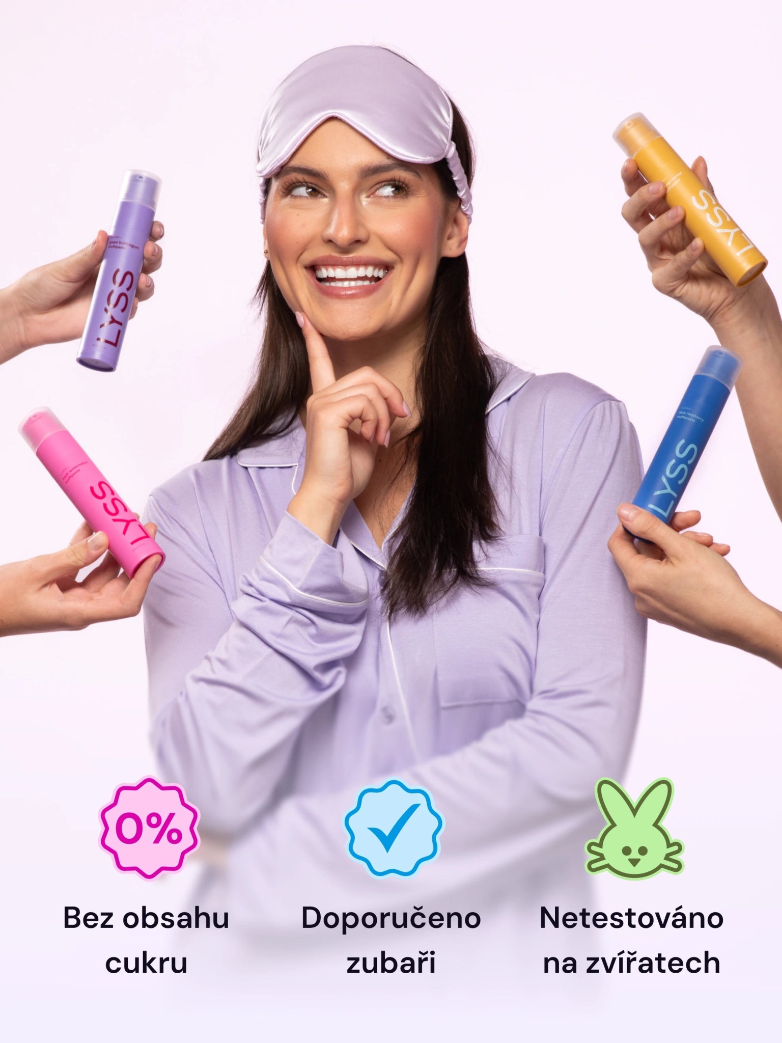 3+1 ZDARMA balení zubních past LYSS - LYSS.cz