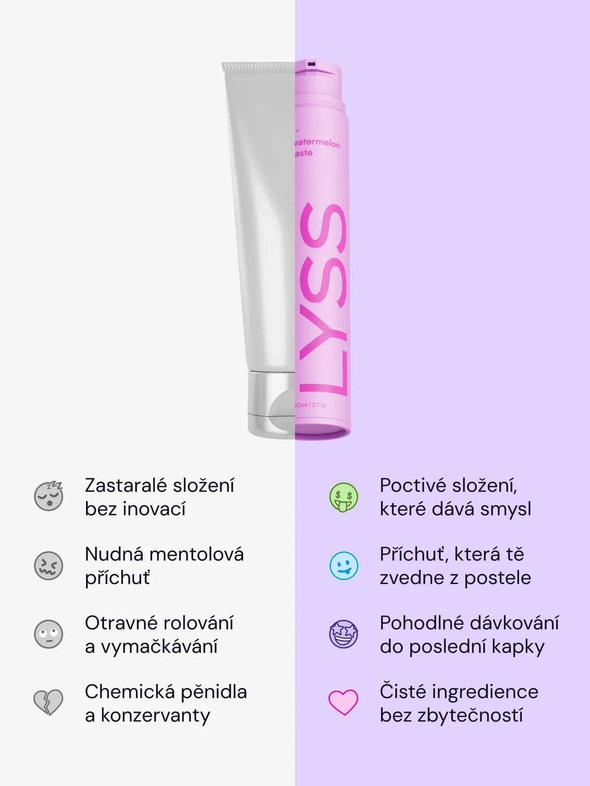 3+1 ZDARMA balení zubních past LYSS - LYSS.cz 