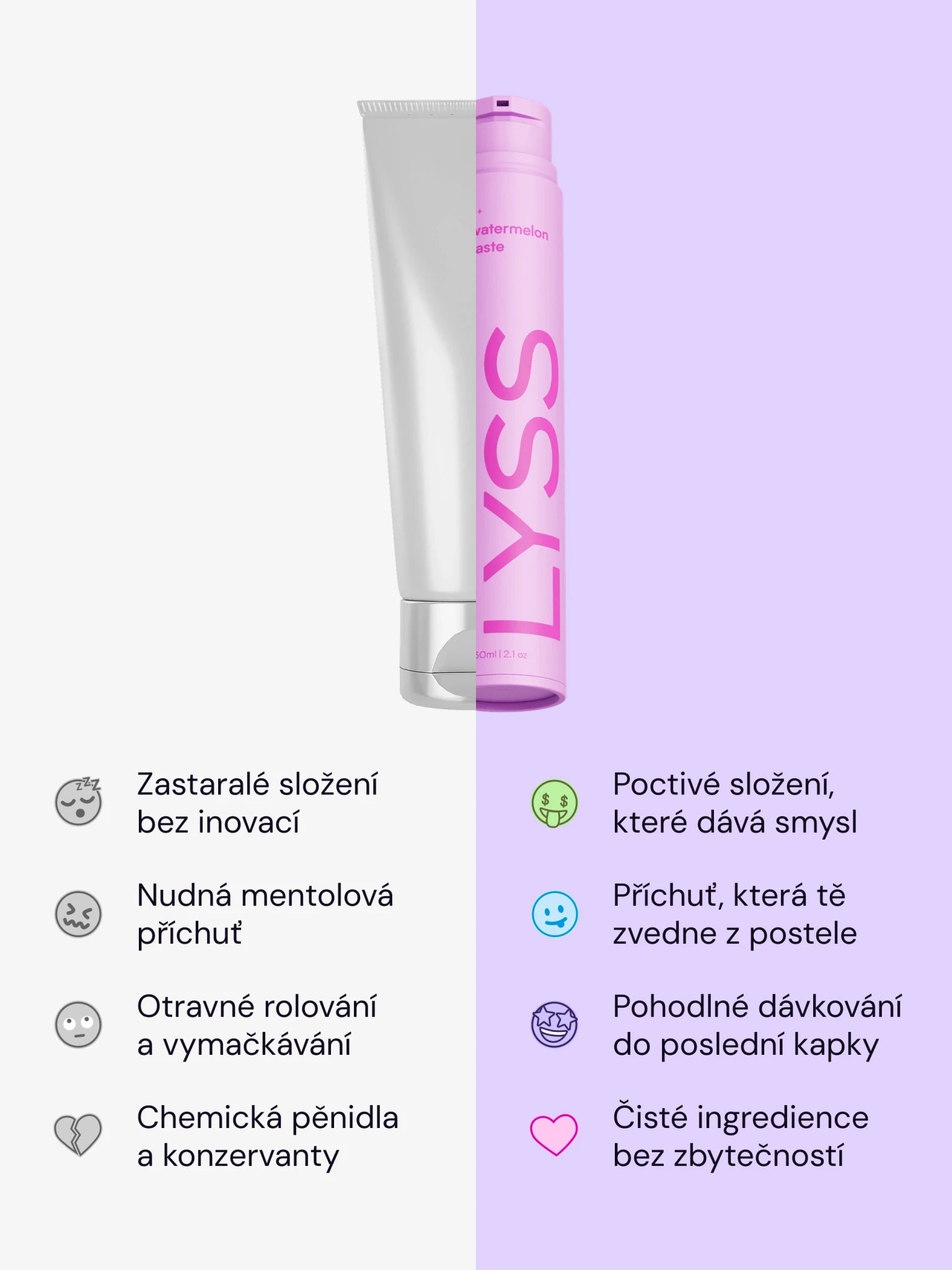 3+1 ZDARMA balení zubních past LYSS - LYSS.cz 