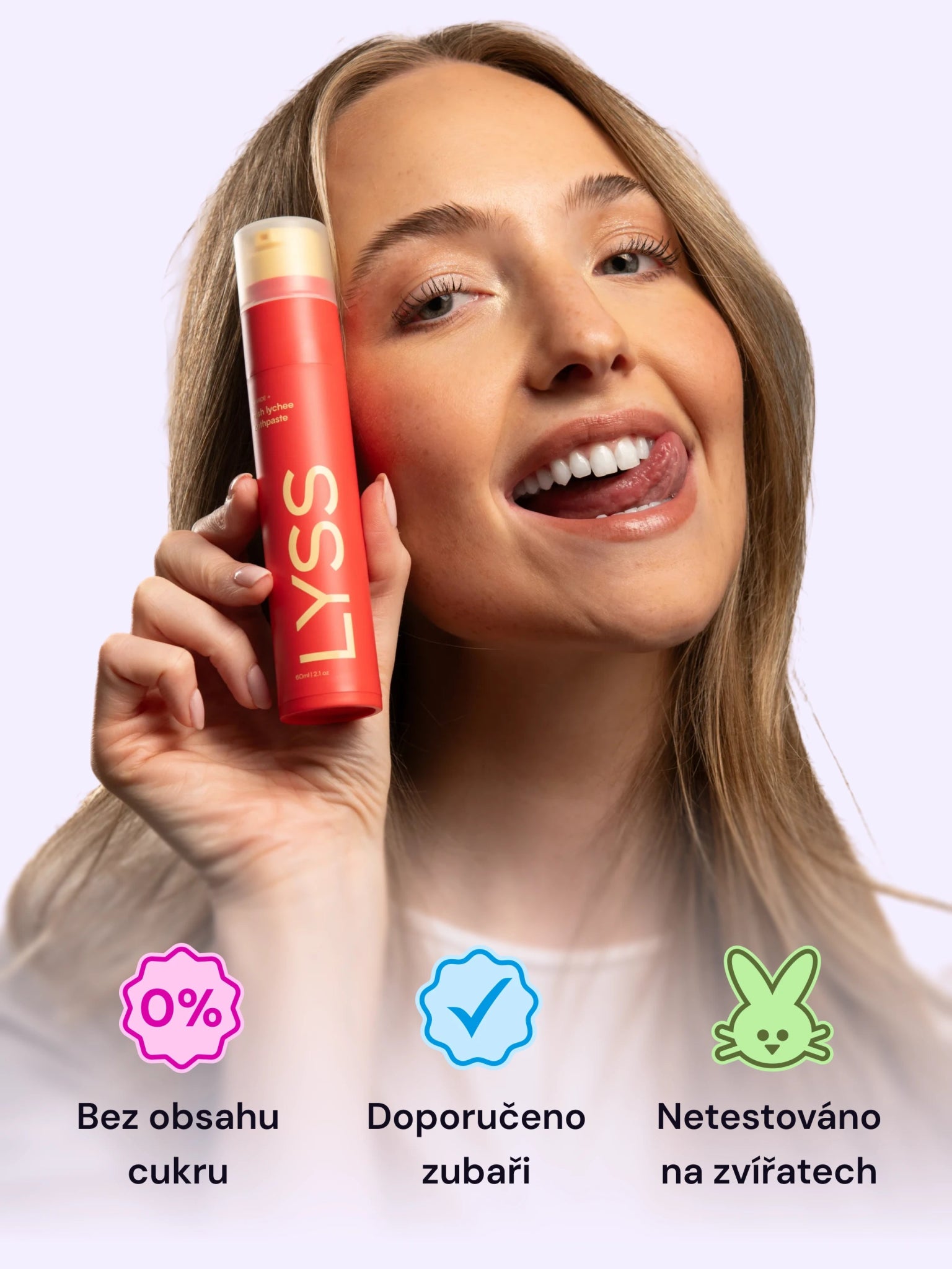 Čerstvé liči zubní pasta LYSS - LYSS.cz