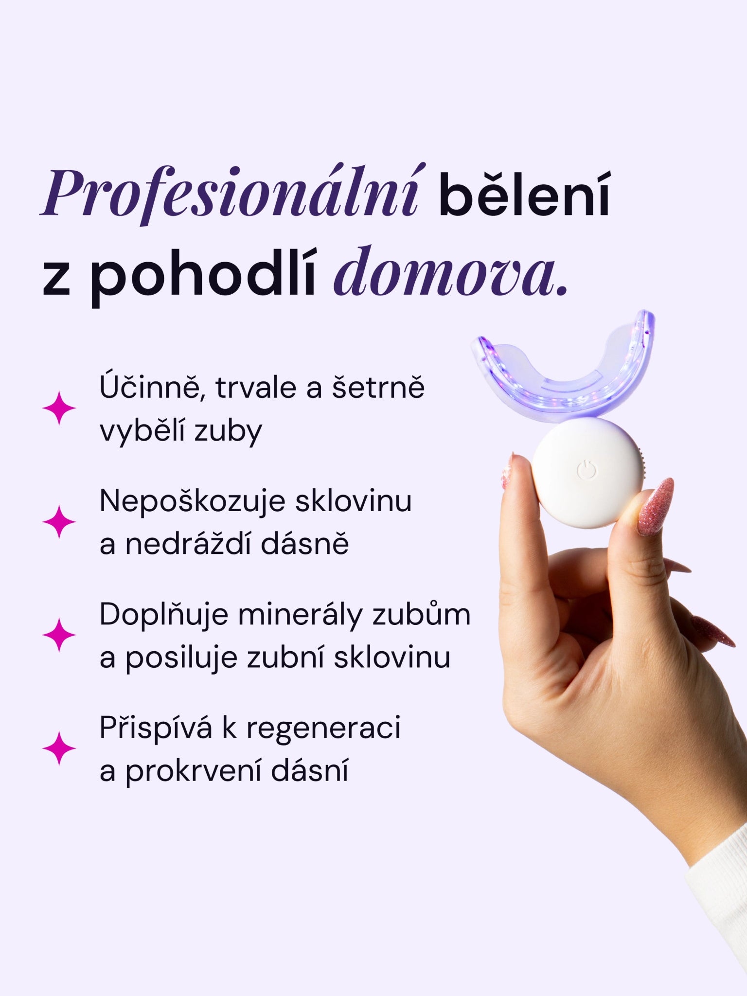 LYSS 405nm sada na bělení zubů - LYSS.cz