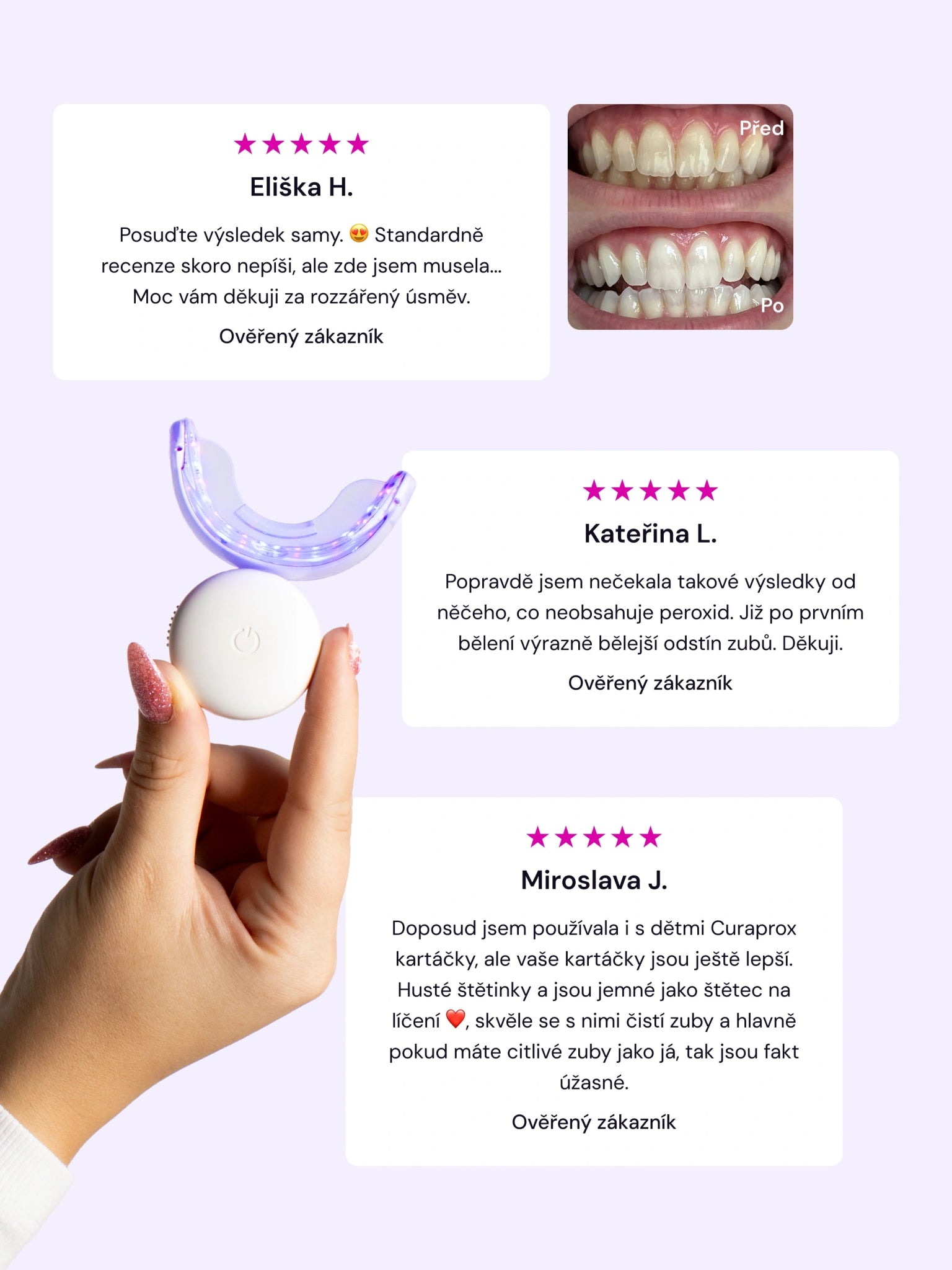 LYSS 405nm sada na bělení zubů - LYSS.cz