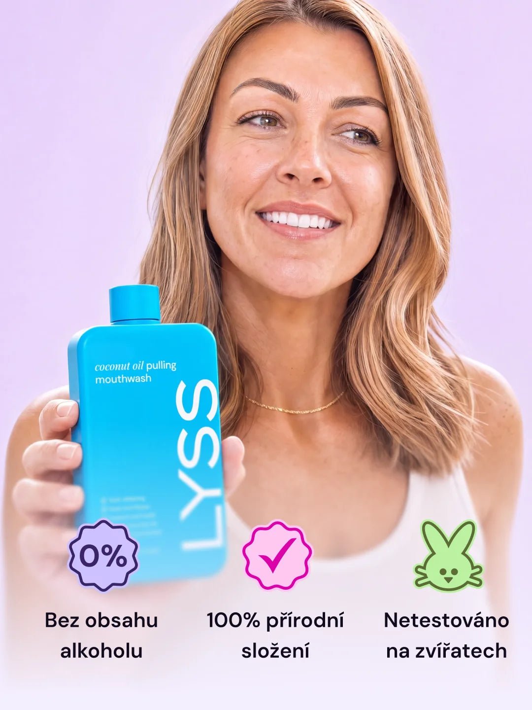 LYSS Oil Pulling - kokosový olej na zuby - LYSS.cz