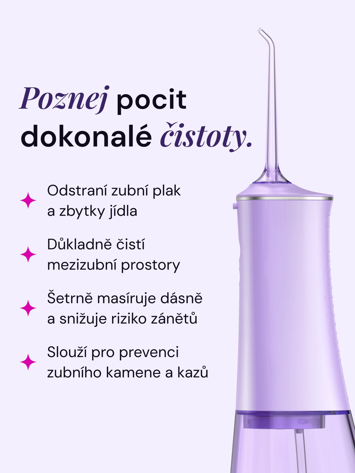 LYSS water floss - ústní sprcha - LYSS.cz