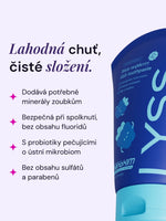 Modrá malina dětská zubní pasta bez fluoridu LYSS - LYSS.cz