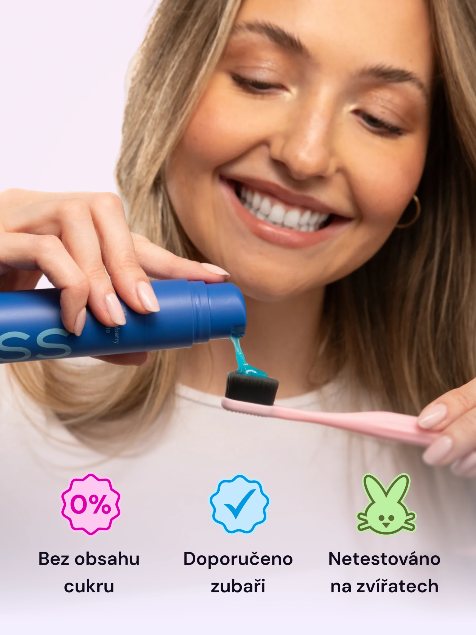 Modrá malina zubní pasta LYSS - LYSS.cz