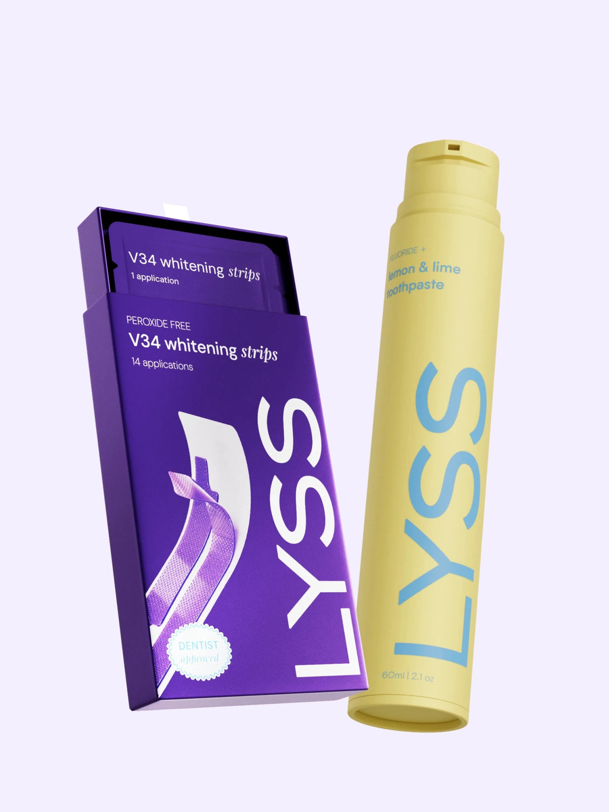 V34 bělicí pásky na zuby + zubní pasta ZDARMA - LYSS.cz 