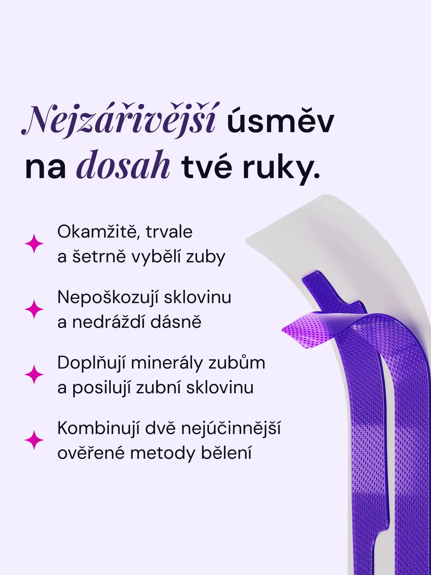 V34 bělicí pásky na zuby + zubní pasta ZDARMA - LYSS.cz