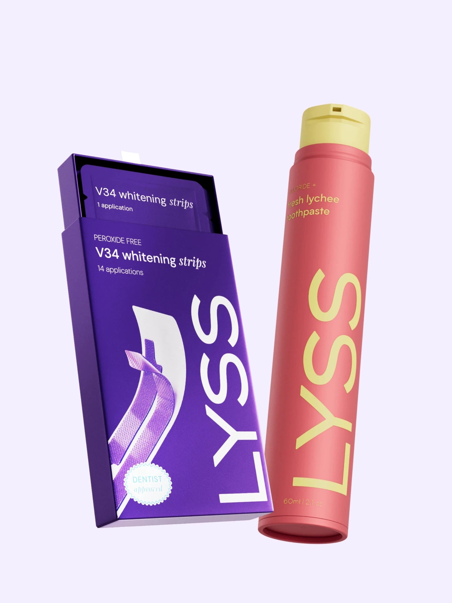 V34 bělicí pásky na zuby + zubní pasta ZDARMA - LYSS.cz 