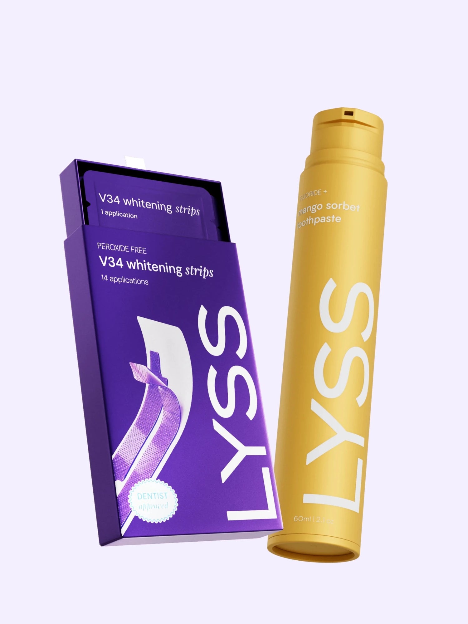 V34 bělicí pásky na zuby + zubní pasta ZDARMA - LYSS.cz 